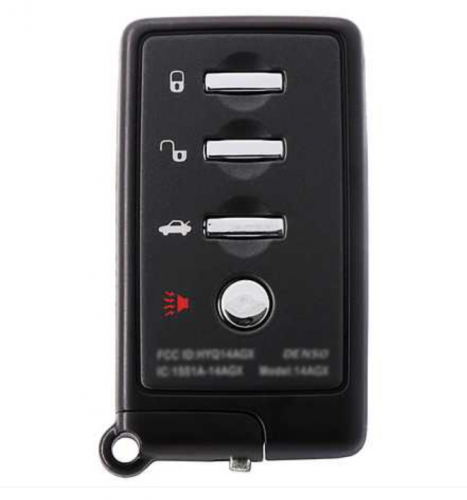 [SUB] 3+1 Button Smart Remote Key Shell DAT17 Has a Concave Position.